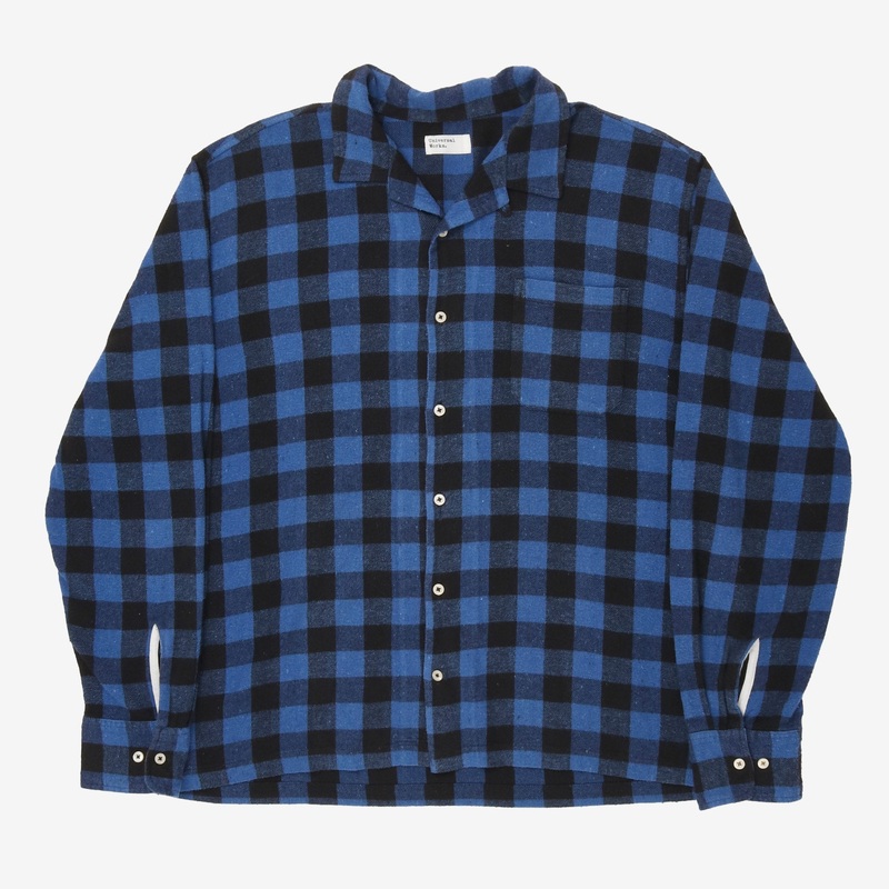Flannel Check Shirt XXL Blue