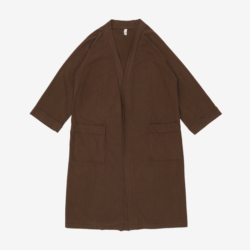 Longline Kimono M Brown