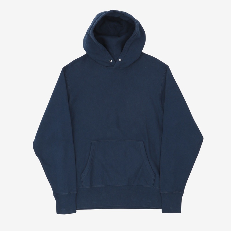 Loopwheel Hoodie L Blue