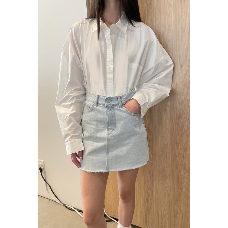 MINI JEAN SKIRT Light Wash 26