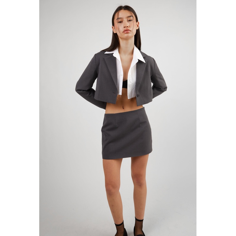 MINI SKIRT Asphalt 0