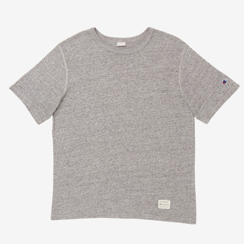 Reverse Weave Tee L Grey