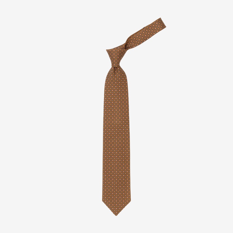 Silk Tie OS Brown