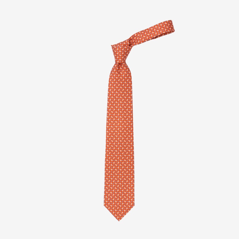Silk Tie OS Orange