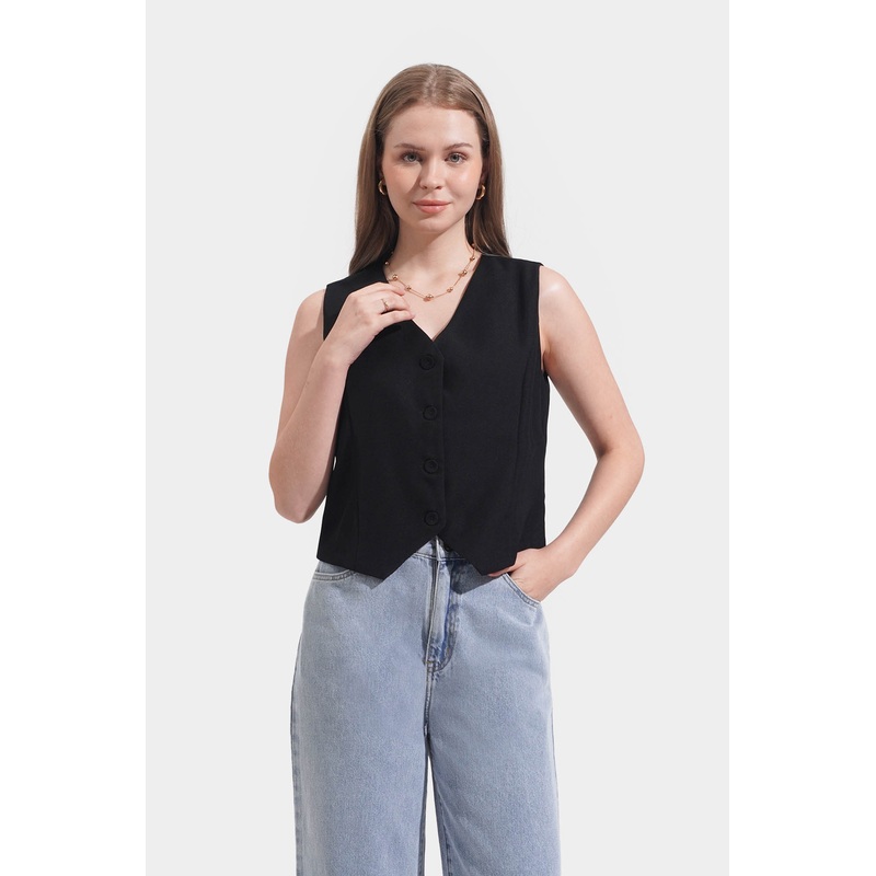 Vest Top Black Extra Small