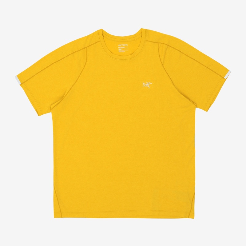 Cormac Crew Tee M Mustard Yellow