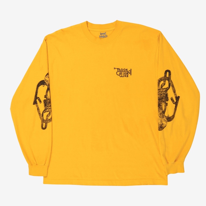 Graphic LS T-shirt L Yellow