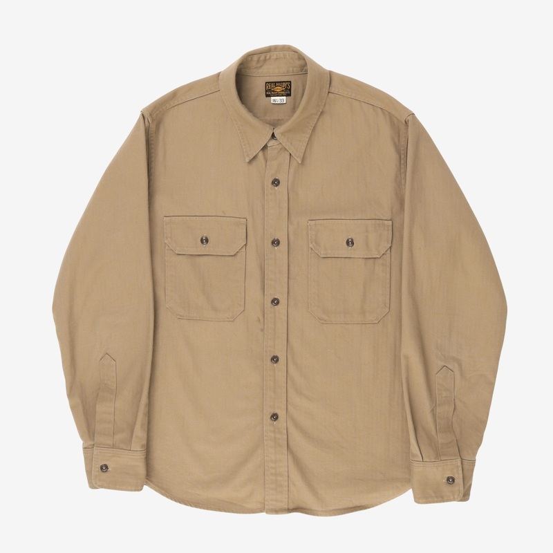 Khaki Shirt LS 16 1/2 – 33 Beige