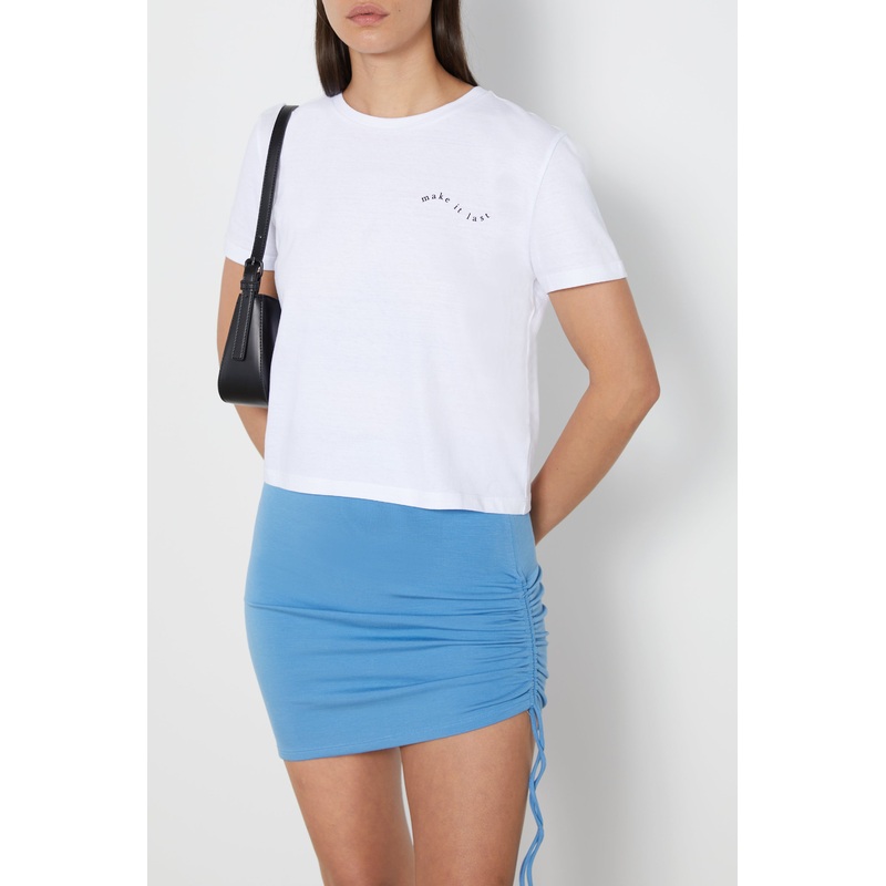 MAKE IT LAST TEE White Double Extra Small