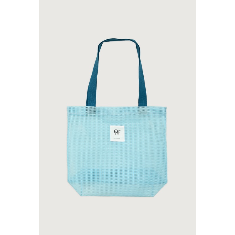 MESH TOTE BAG Baby Blue One Size