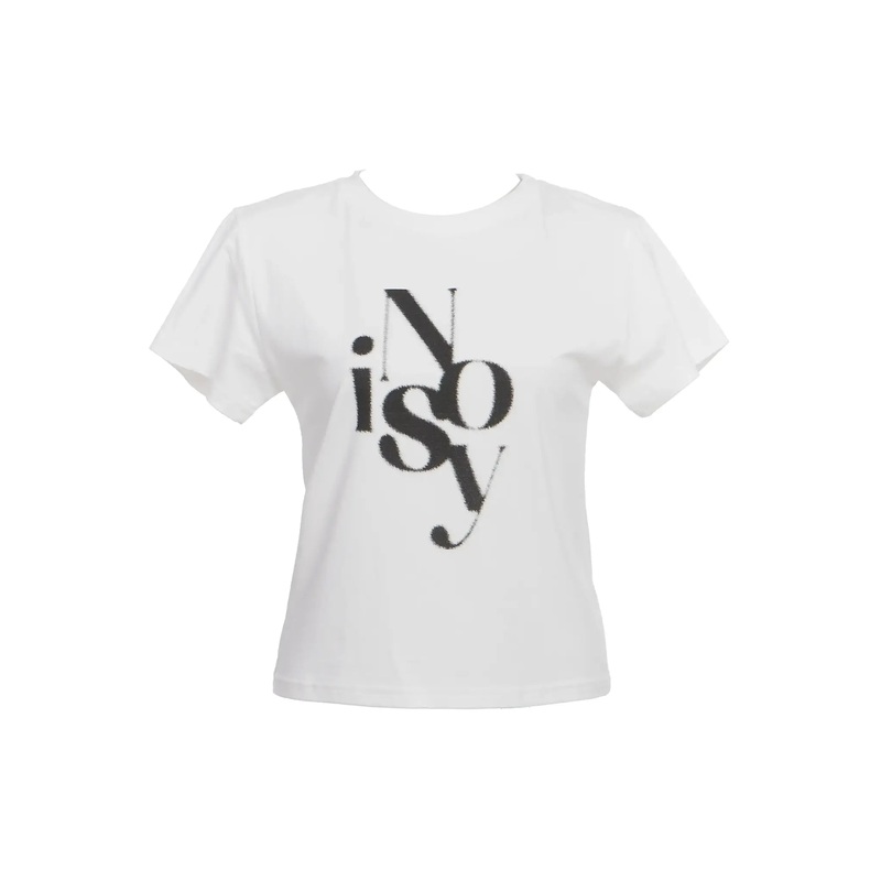 Noisy Graphic Slim Tee IC503 White S/M