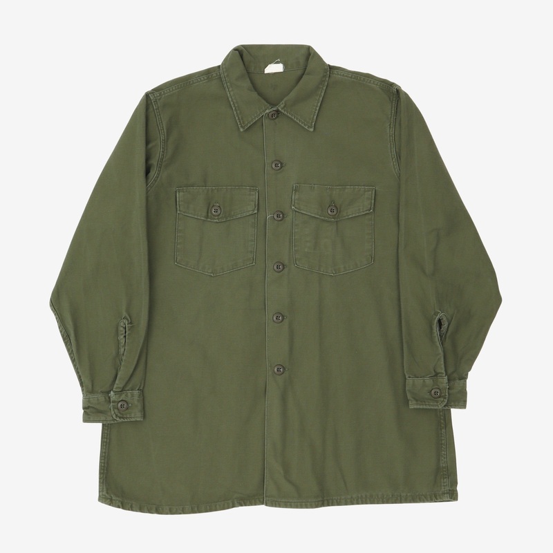 US Army OG-107 Fatigue Shirt 17 1/2 Green