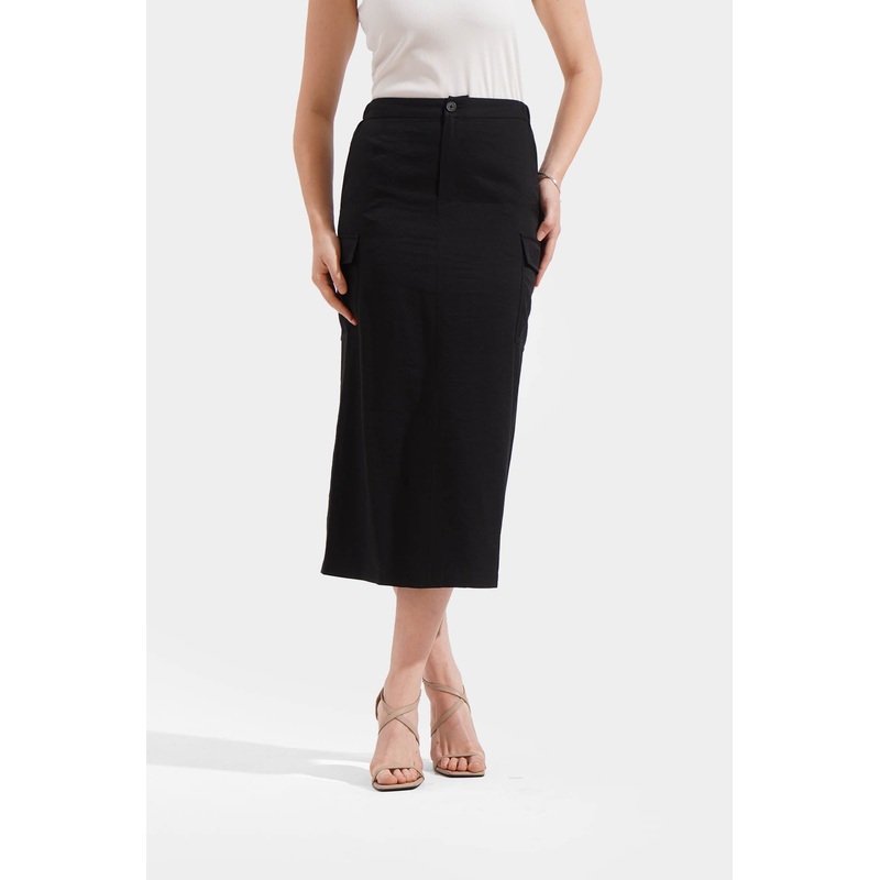 Cargo Skirt Black Extra Small