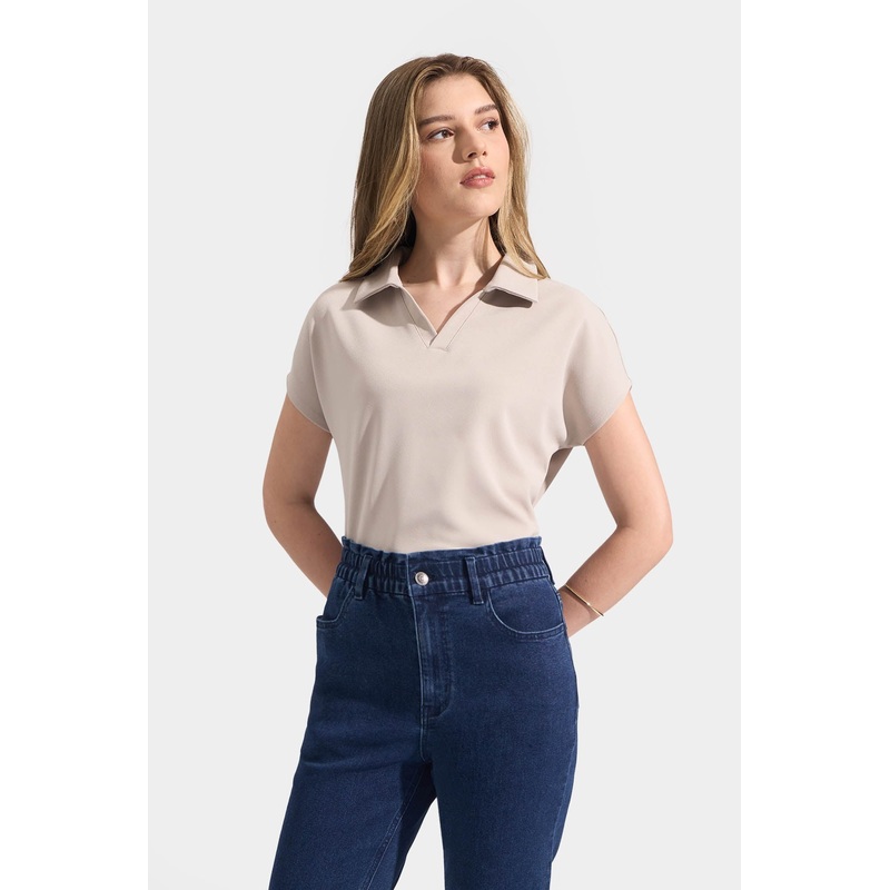 Extended Sleeves with Half Placket Stone Extra Small