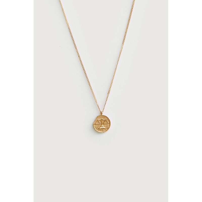 LIBRA PENDANT NECKLACE Gold One Size