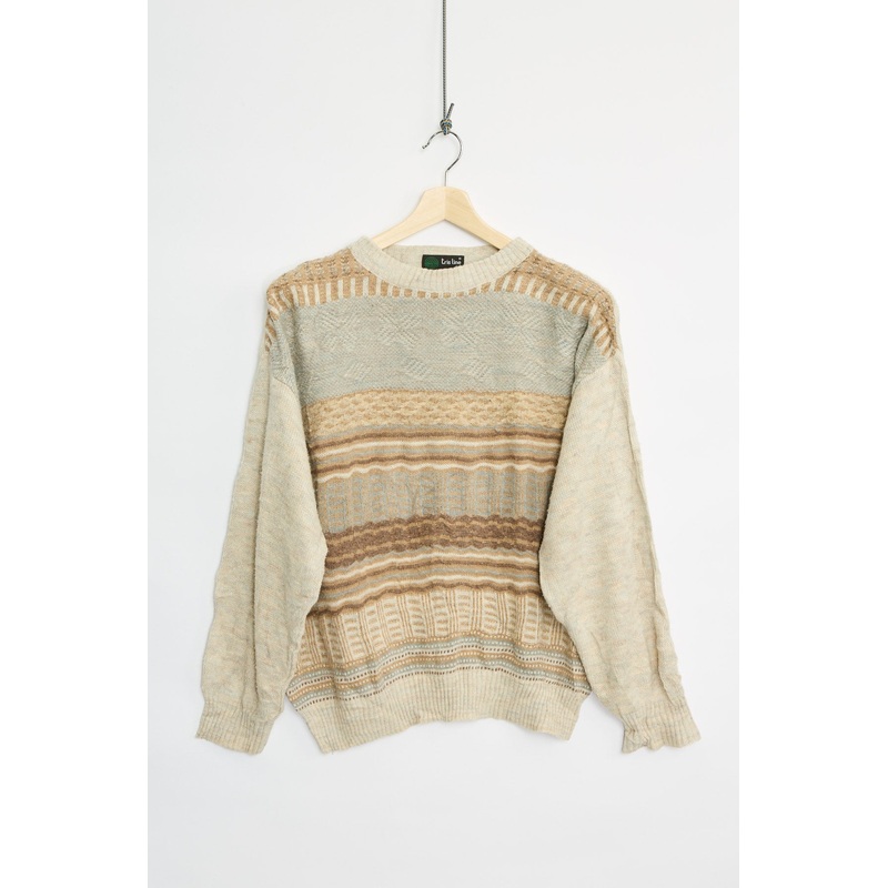 80’s pattern knit (L) L