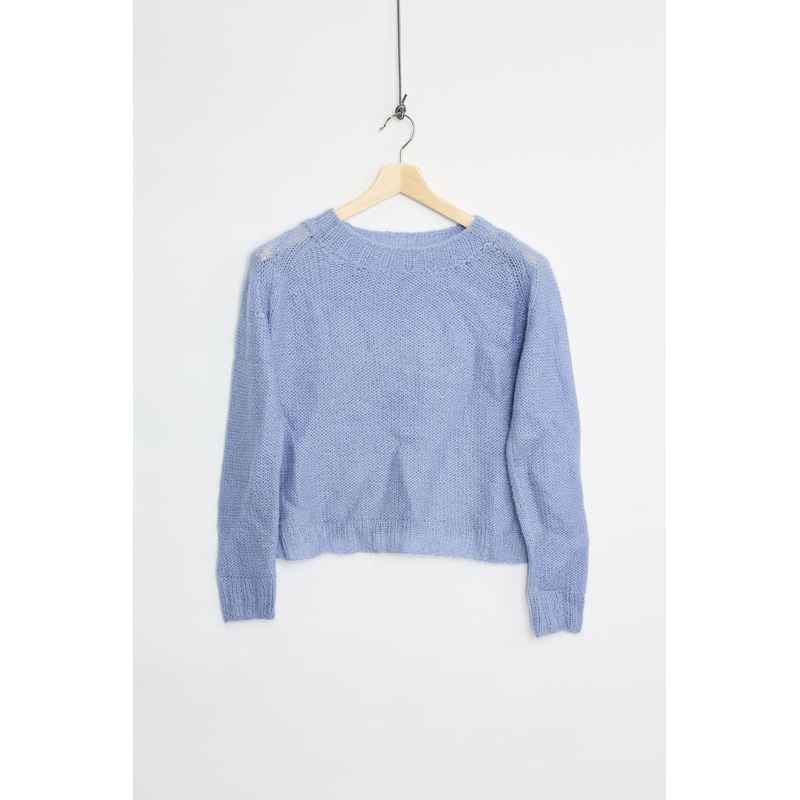 Home-knitted mohair knit (S) S