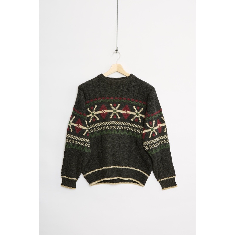 80’s wool sweater (L) L