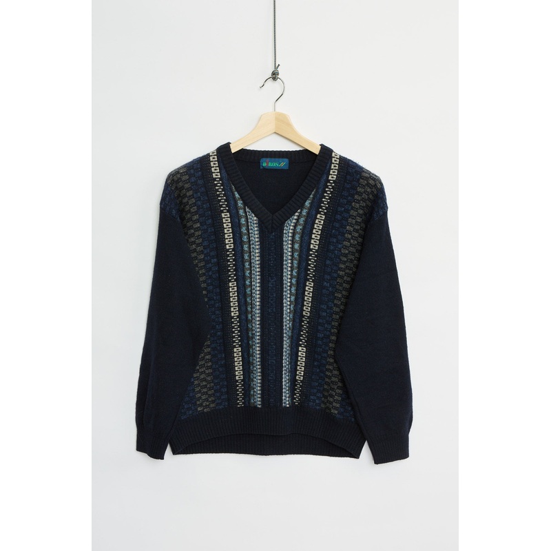 90’s multiknit v-neck (M) M