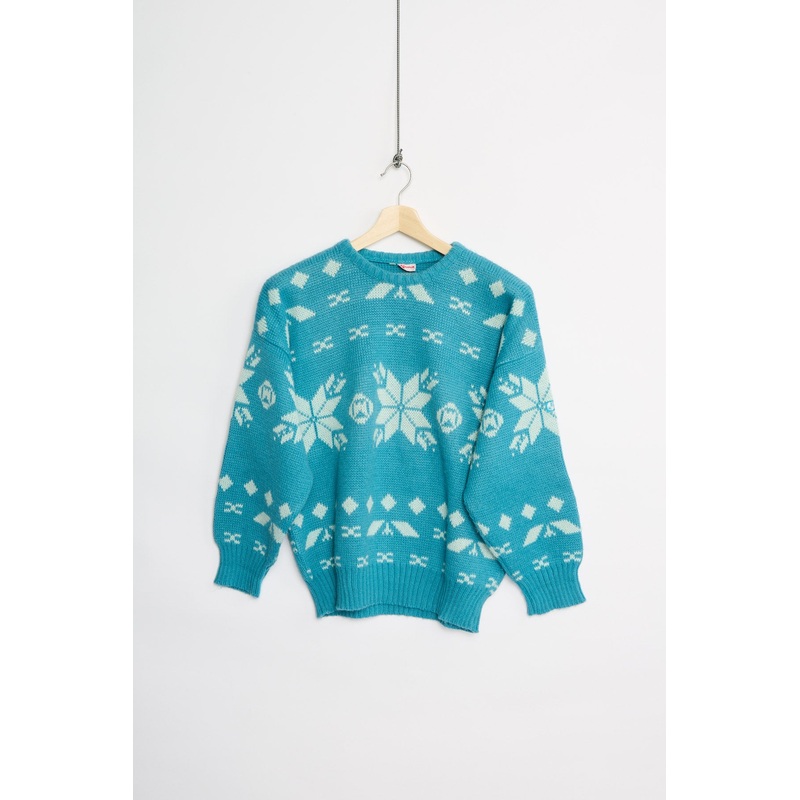 80’s Italian nordic knit (L) L