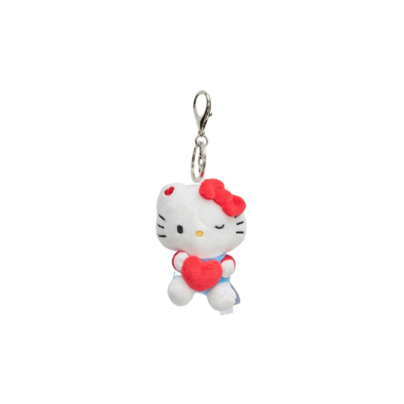Hello Kitty Plush Charm Keychain CL522 Red One Size