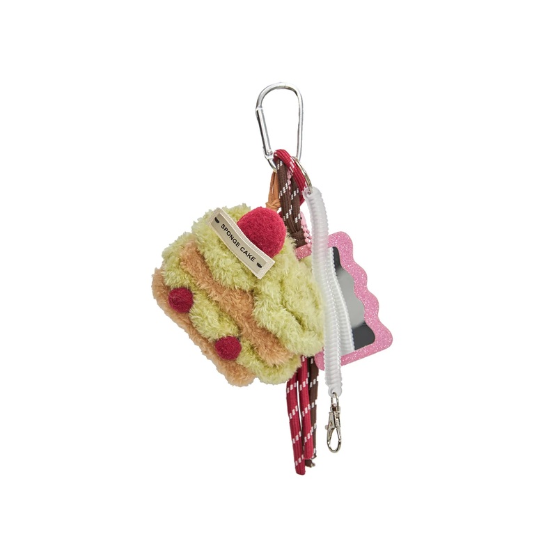 Layered Cake Plush Keychain CL522 Green One Size