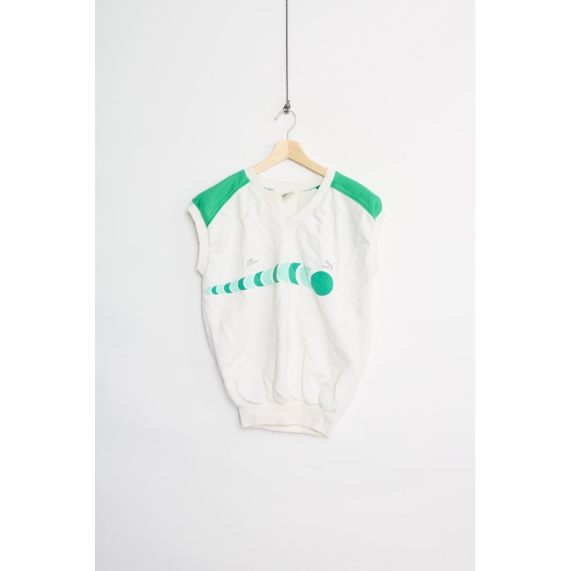 1980’s Puma Boris Becker sleeveless sweat (S) S