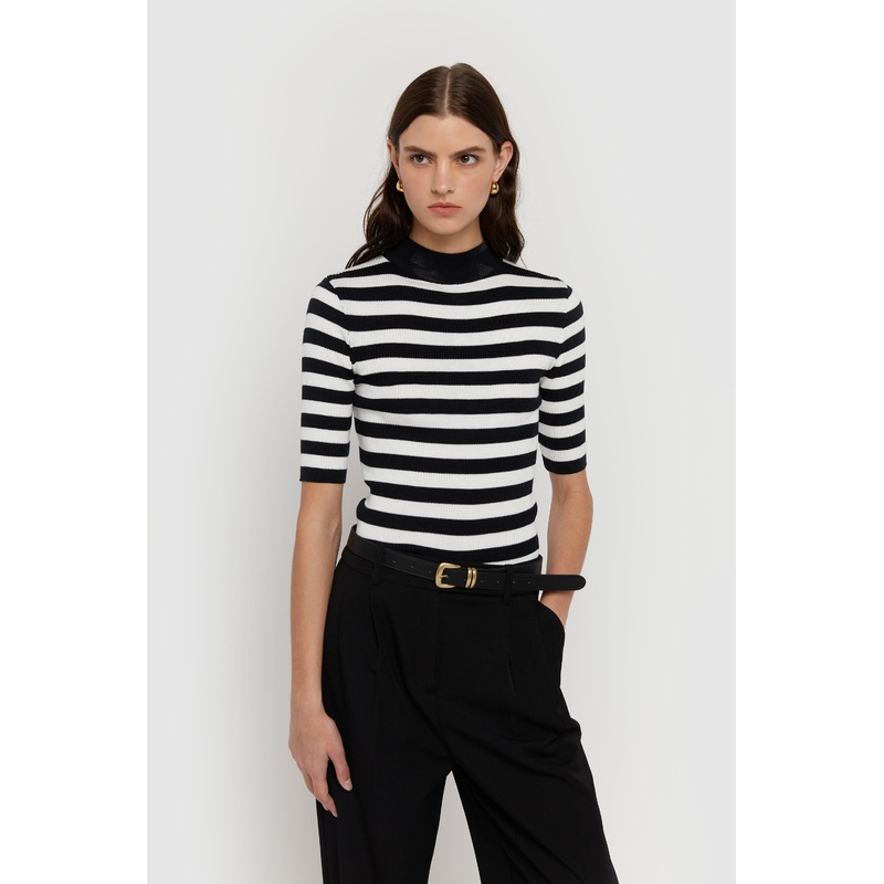 DOUBLE LOOP BELT Gold One Size