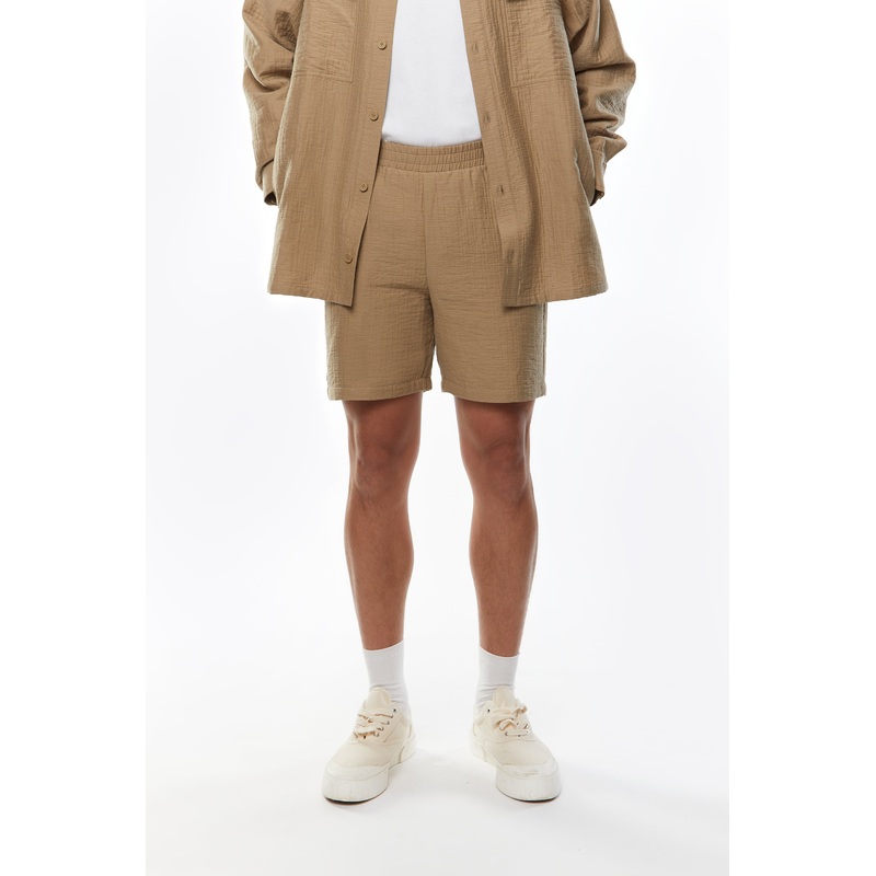 DRAWSTRING SHORTS LEAD GRAY Extra Small