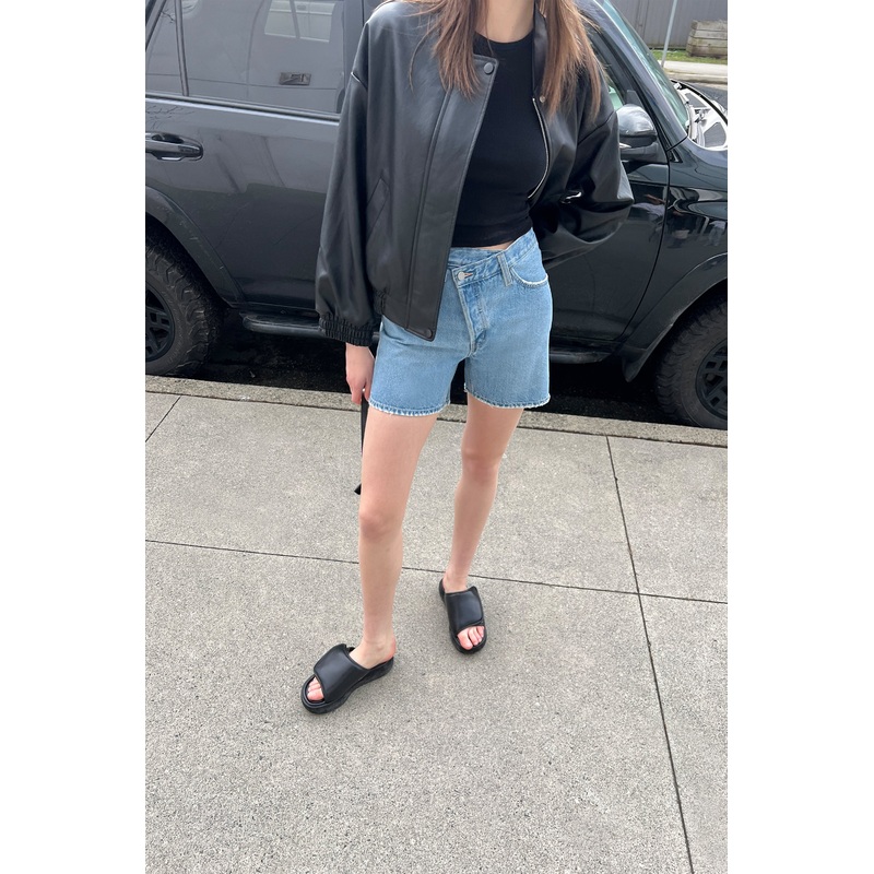 CROSSFRONT JEAN SHORT Light Stone 25