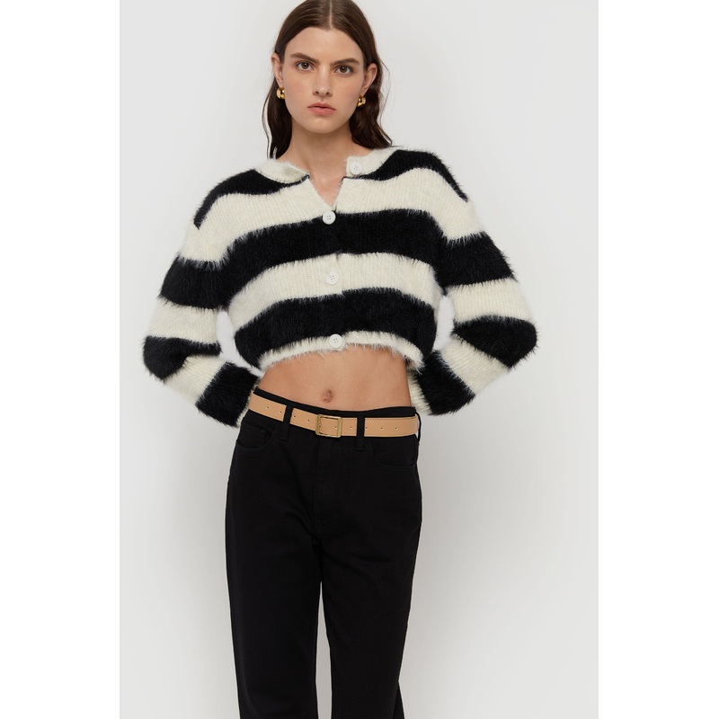 CLASSIC SQUARE BUCKLE BELT Beige One Size