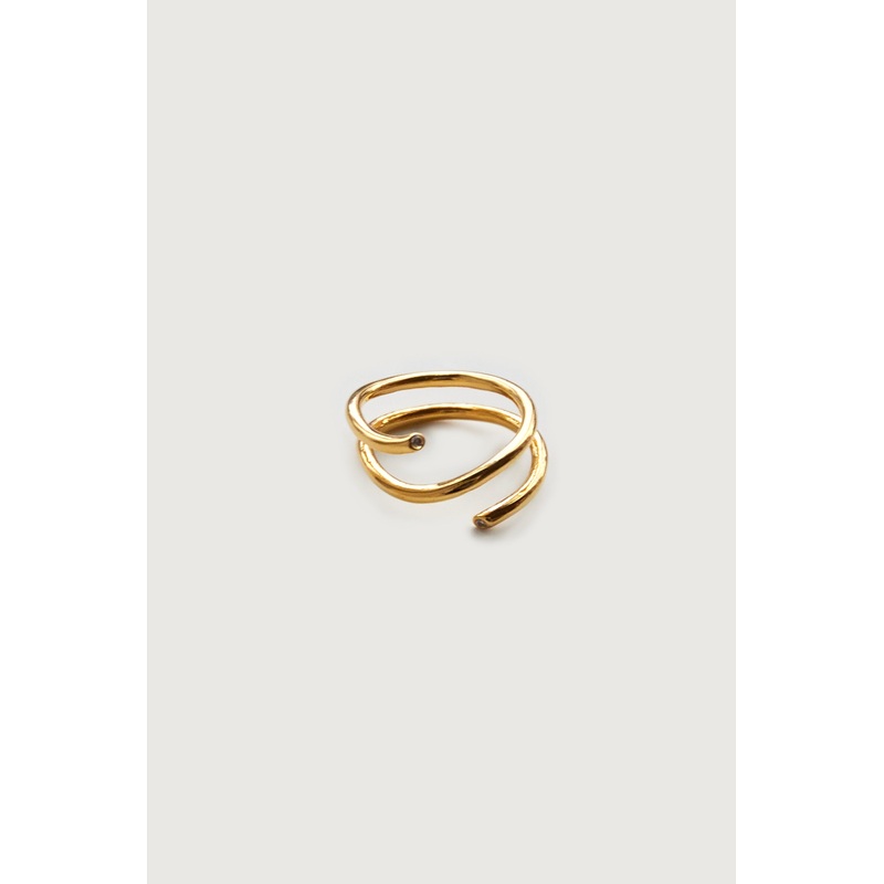 COIL SHAPE RING Gold 7