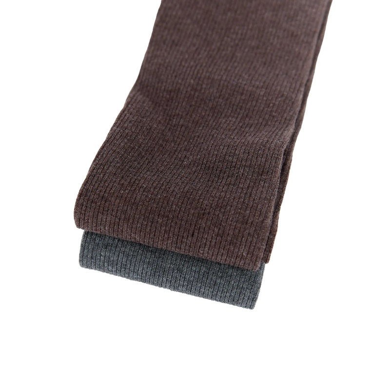 [ACC] Rolled Cuff Basic Socks CG506 Gray One Size
