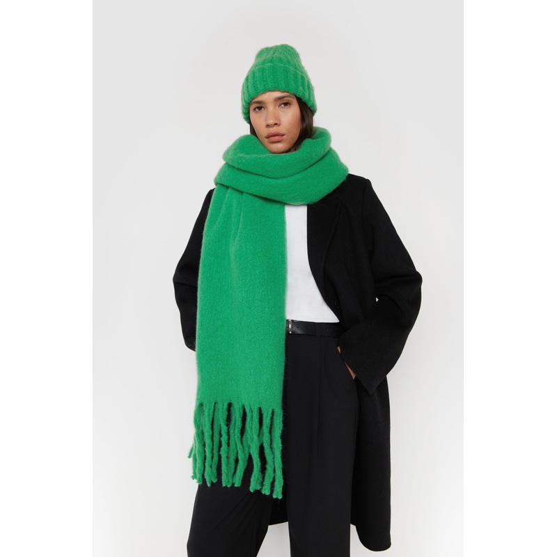 CHUNKY SCARF Lucky Green One Size