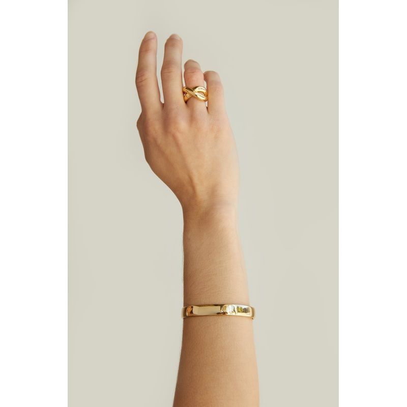 CHUNKY X RING Gold 6