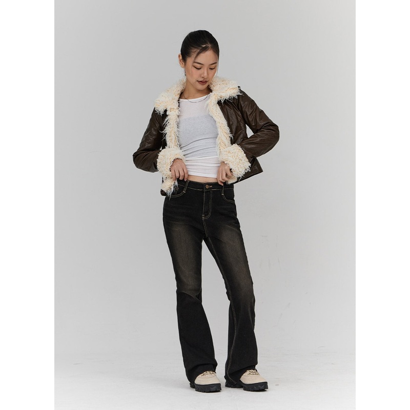 Bootcut Denim Pants CN18 Black S