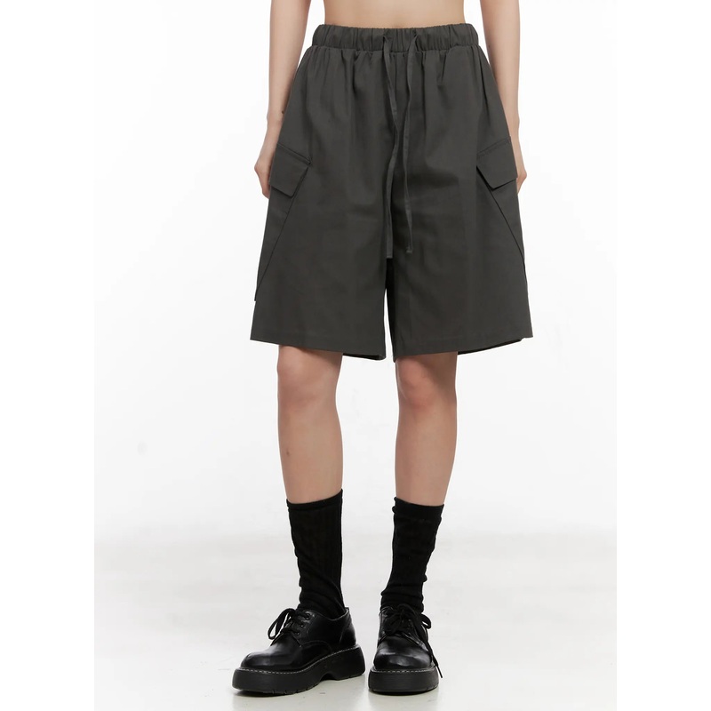 Casual Cargo Pocket Shorts CG526 Dark gray S/M