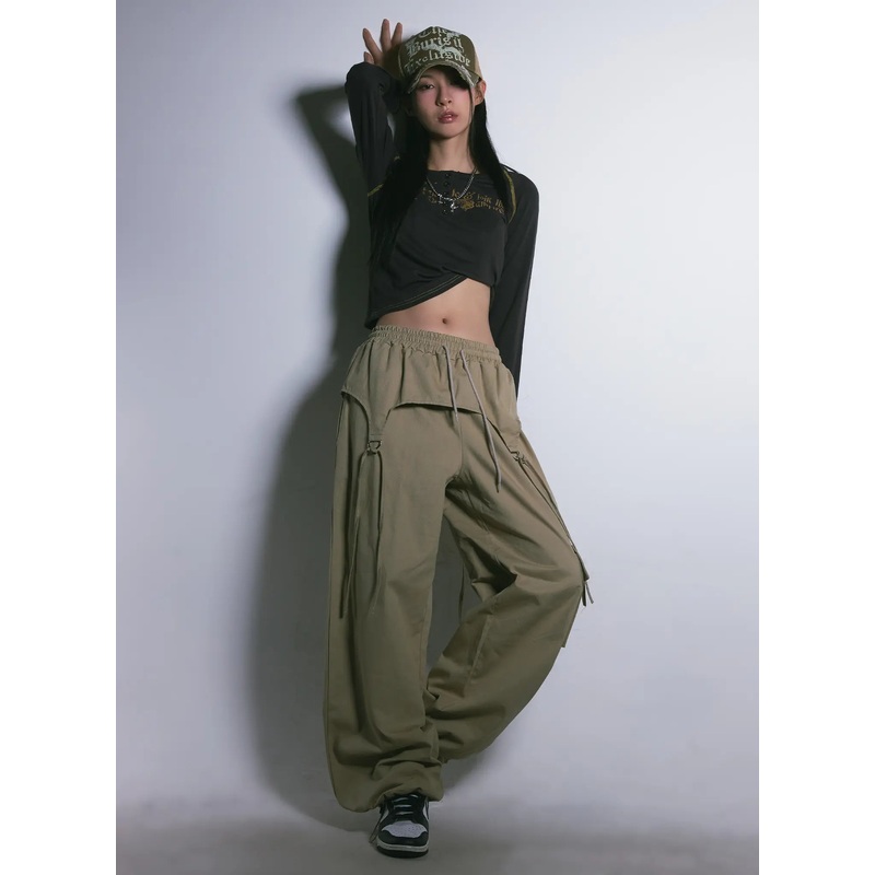 Utility Layered Cargo Pants CG526 Beige M/L