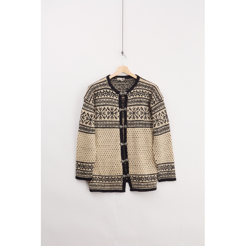 60’s Dale of Norway Traditional Knitted Cardigan (L) L
