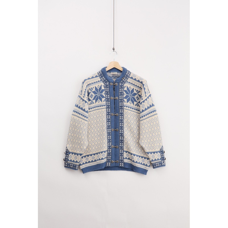 80’s Voss Traditional Knitted Cardigan (M) M