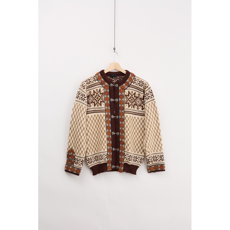 70’s Dale of Norway Traditional Knitted Cardigan (M) M