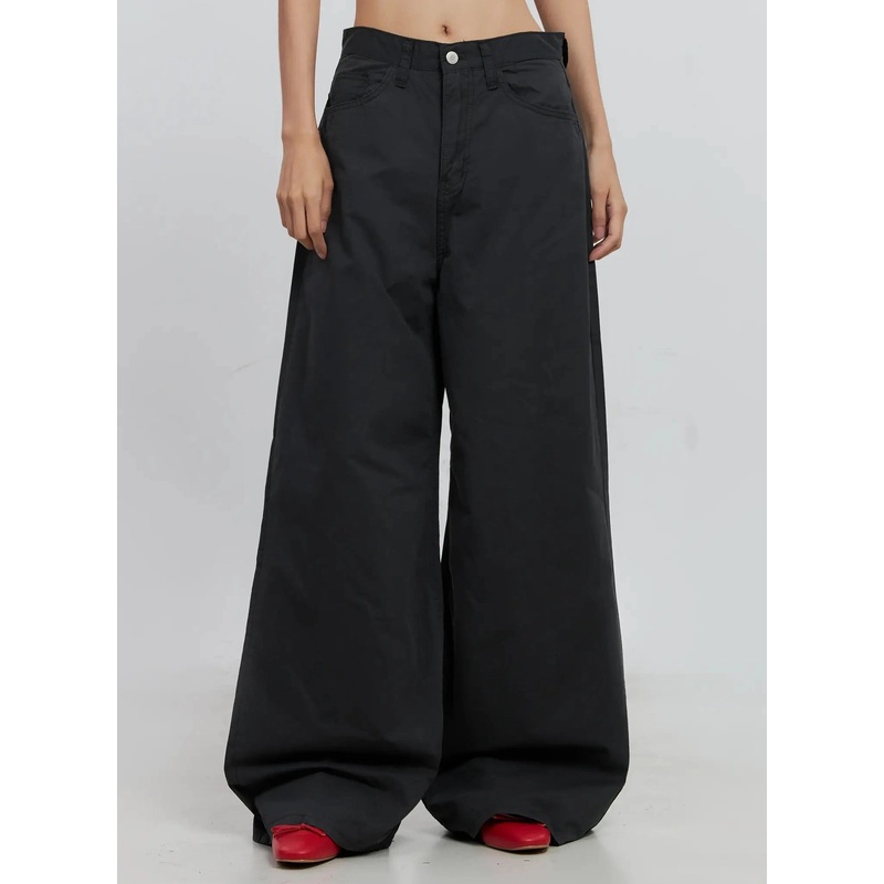 Bailee Wid Leg Pants IS515 Dark gray S