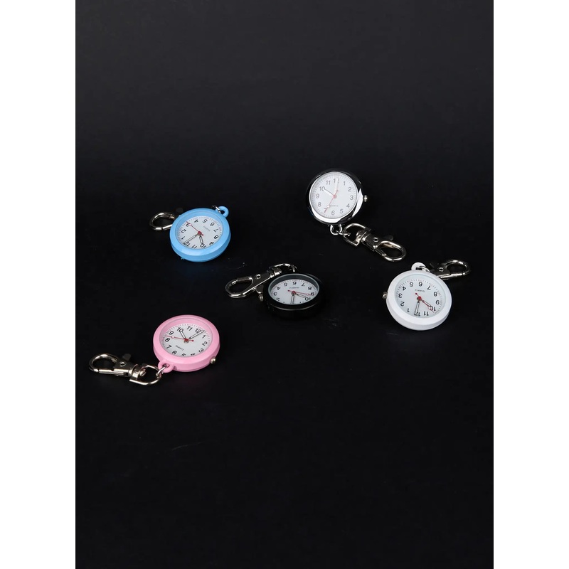 Mini Colorful Watch Keychain IS516 Black One Size