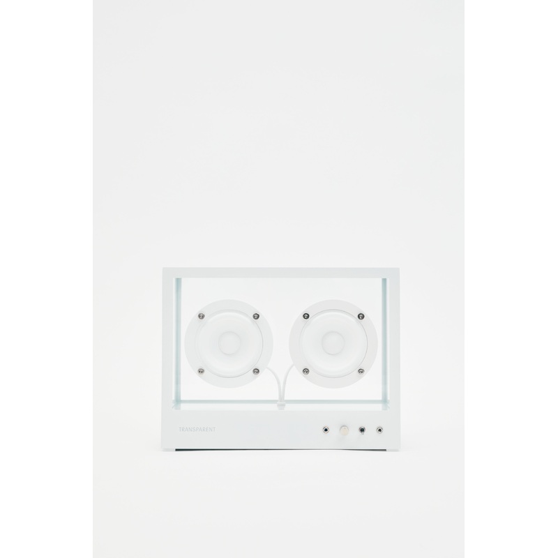 Small Transparent Speaker White OS