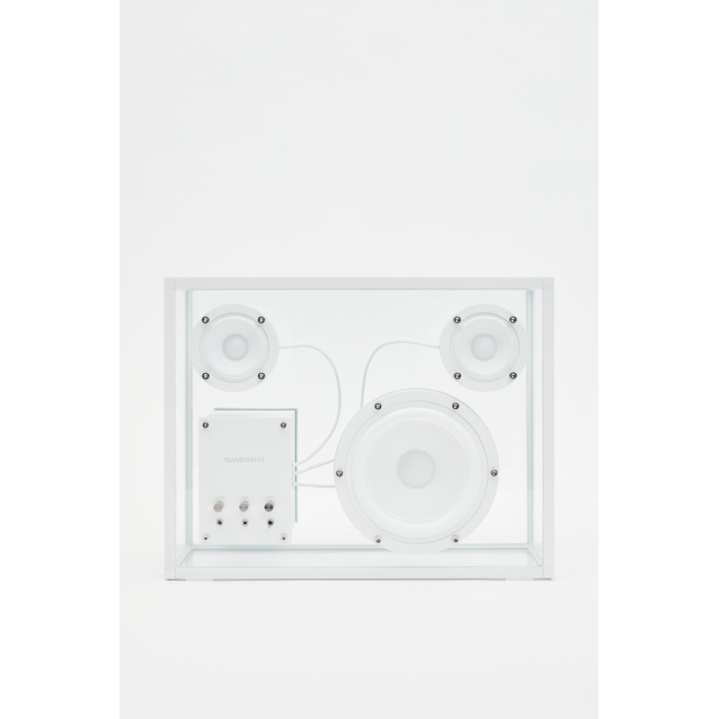 Transparent Speaker White OS