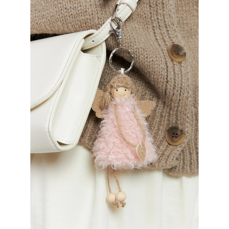 Pink Angel Keychain CS523 Pink One Size