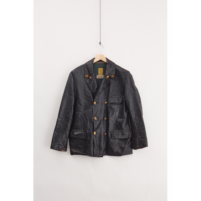 1950’s Swedish State Railways Leather Jacket (M) M