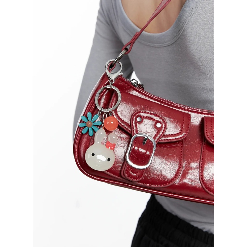 Bold Bunny Keychain CO503 White One Size