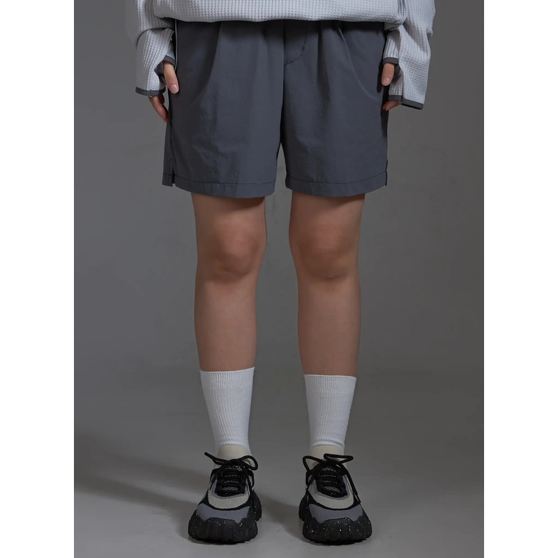 Casual Sporty Stretch Running Shorts (Dark Gray) IO517 Dark gray M/L