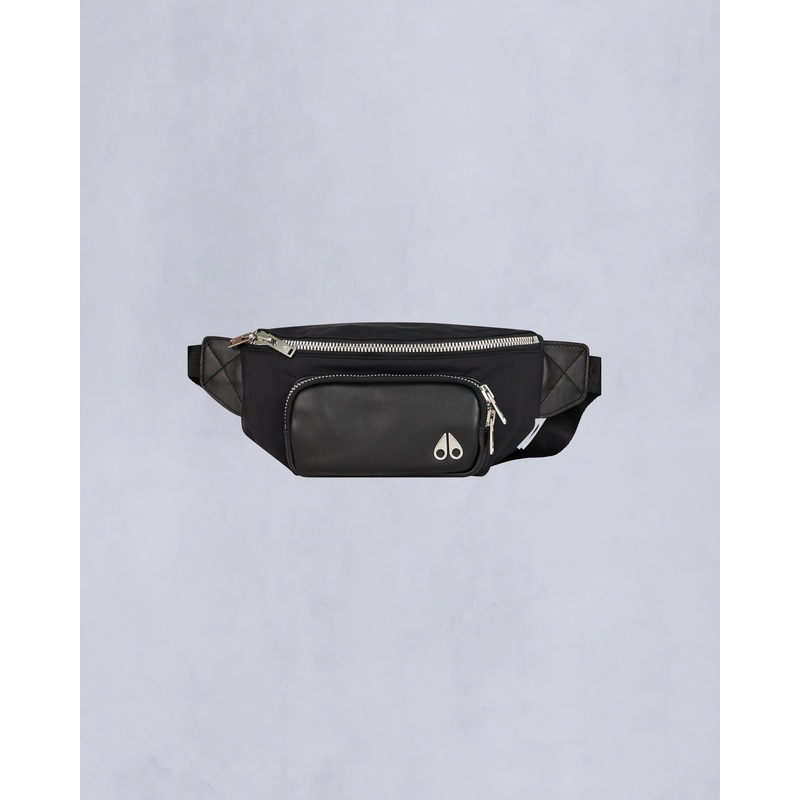 LOGO WAIST BAG BLACK OS